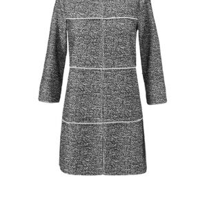CAbi Gray Sheath Blazer 3/4 Sleeve Work Essential